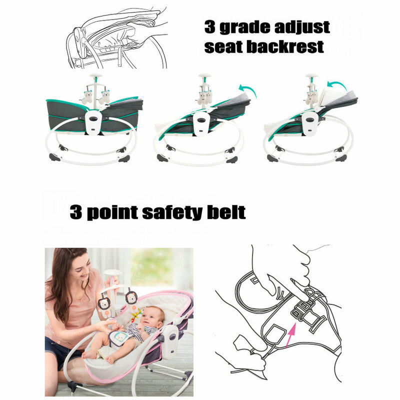Huśtawka dla niemowląt 5 w 1,  – Baby Swing Bouncer recenzja i cena