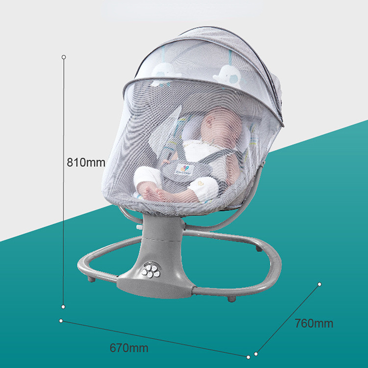 Fotel bujany z muzyką Bluetoot – Baby Swing Bouncer recenzja i cena